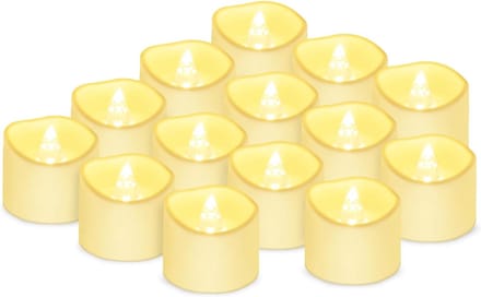 Core® LED Kaarsen Oplaadbaar - Nep Kaarsen - Geel - 4cm x 4cm x 4cm