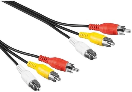 Pro Composite audio/video connector cable 3x RCA