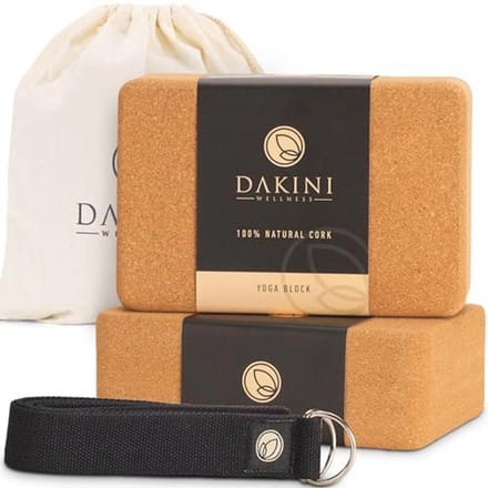 Yogablokken Set van 2 met Riem en Tas - Ideaal voor Flexibiliteit en Strektraining