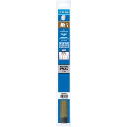 Welco Beklede Laselektroden Staal 1,6mm 24 Stuks