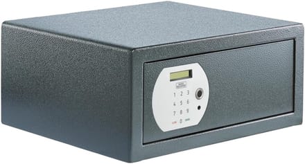 Meubelkluis Elektronisch - Digitale Kluis - Waardevolle Spullen - Vingerafdruk & Cijfercode - 27.4 Liter Inhoud - Antraciet
