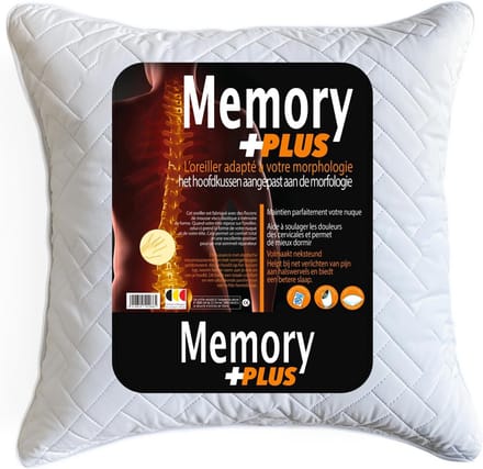 Ergonomisch Vierkant Traagschuim Kussen 60x60cm voor Nekpijnverlichting