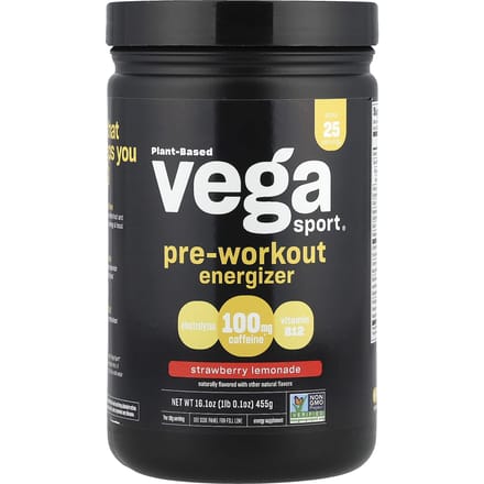 Sport, Pre-Workout Vegan, Aardbei Citroenlimonade Smaak, 455G(1 pond. 0.1Oz)