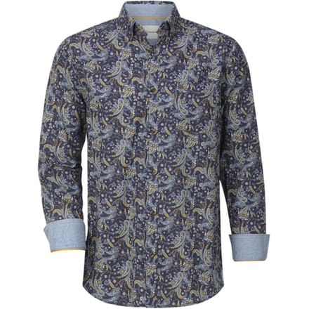 Babista herren Overhemd - 41/42 - donkerblauw - Plus Size
