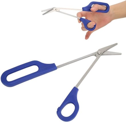 Allecto - Long Handle Toenail Scissors - Rvs Nagelknippers - voor