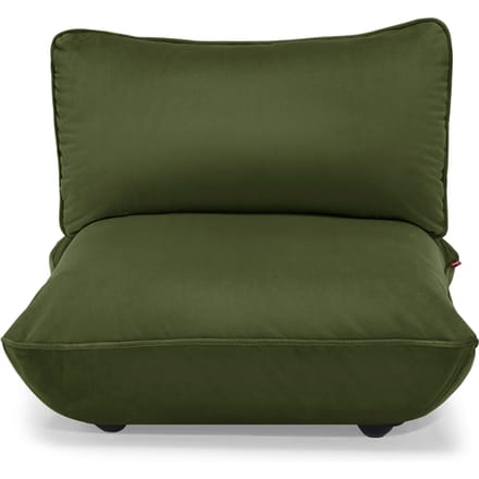 fatboy Sumo zitting Fluweel Gerecycled - diepgroen