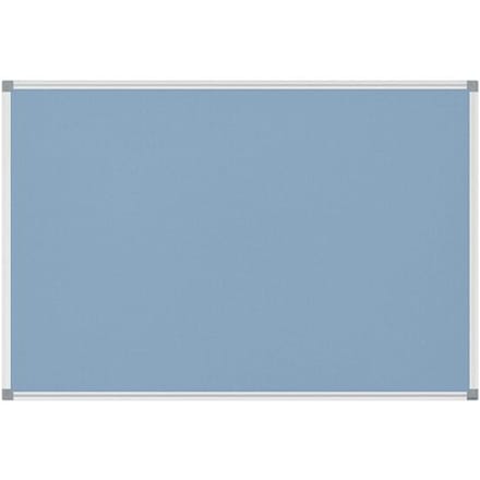 MAUL standard prikbord, textiel, 900 x 1200 mm, lichtblauw