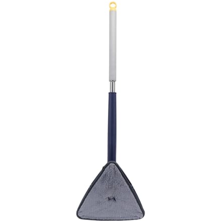 Serpillière Triangulaire Réglable et Rotative Serpillière Multifonction pour Nettoyage Mural avec Long Manche Lavage à la Main Libre Serpillière de Plafond white