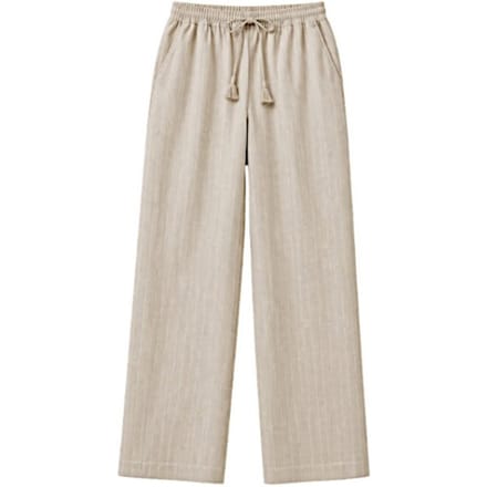 Elvira Collections Broek jessie sand/stripe linen