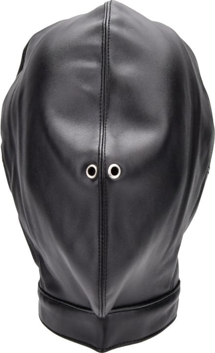 Bound To Please - Blackout Hood mask - BDSM Bondage Masker