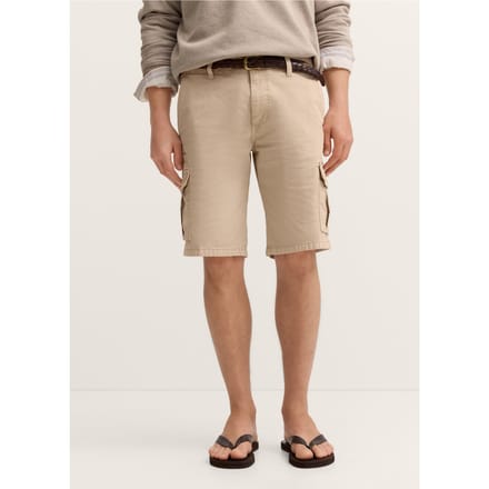 regular fit bermuda’s met cargozakken