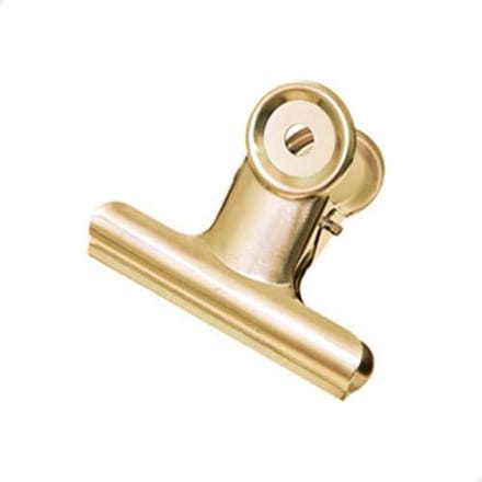 Bulldog clip 50 mm | Goud | 20 stuks