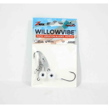 Zman Chatterbait Willow Vibe 3/8 Oz Zinkend Kunstaas Pearl (4028) white