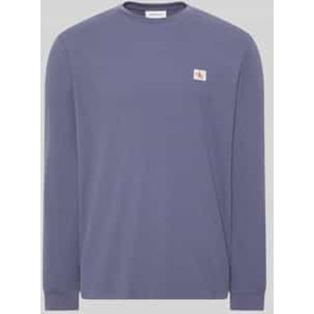 regular fit shirt met lange mouwen van katoenmix