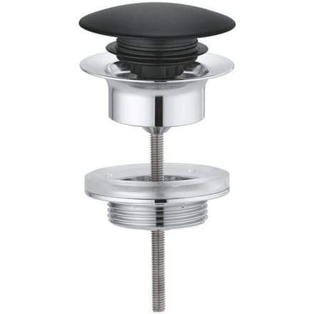 Grohe drain set Velvet Black Art. 65807KS0 at MEGABAD