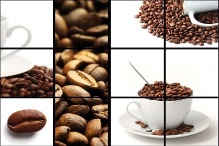 Fotobehang Coffee Cafe | XL - 208cm x 146cm | 130g/m2 Vlies