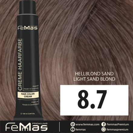 Femmas (8.7) - Haarverf - Lichtblond Zand - 100ml