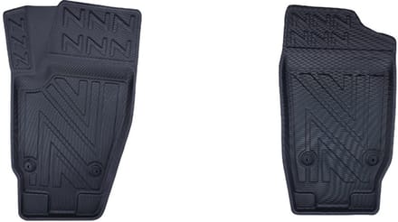Rubbermatten Seat Ibiza 2002-2017 (voorset) - Premium carbonlook