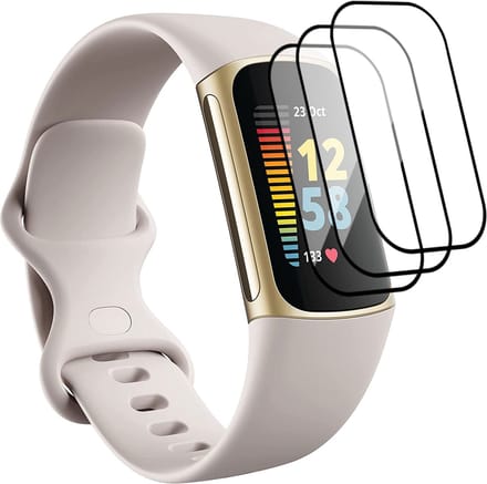 Screenprotector geschikt voor Fitbit Charge 5 - Transparant - 3x