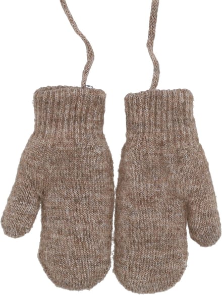 Puck Knit Wanten – Taupe Melange