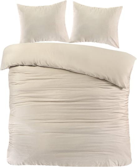 Decoware Dekbedovertrek Panter 240x200 cm - Beige - Microvezel - Met Kussenslopen - Lits-jumeaux