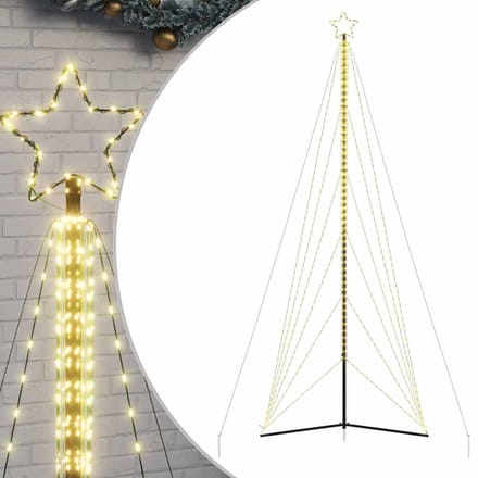 vidaXL - LED-kerstboom - 861 - LEDs - warm - wit - 478 - cm