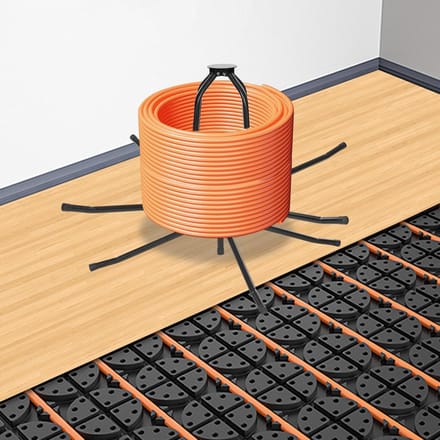 Professionele Vloerverwarming Buiswinder voor PEX/PERT/AL PEX Leggen tot 181 kg