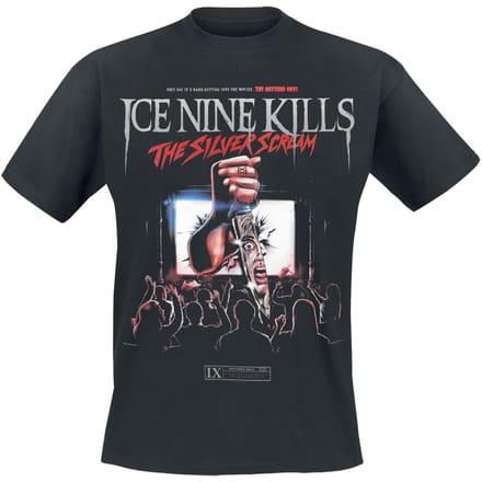 Ice Nine Kills T-shirt - Silver Screen - S tot 4XL - voor Mannen - zwart