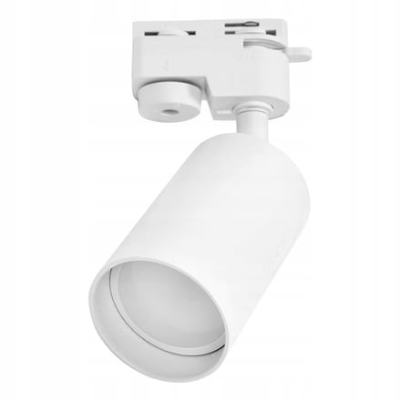Merkloze LED Rail Spot - Verstelbare GU10 Lamp, Wit Mat