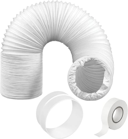 Universele PVC Afvoerslang Verlengset voor Airconditioner - 6 Meter, 125 mm Diameter