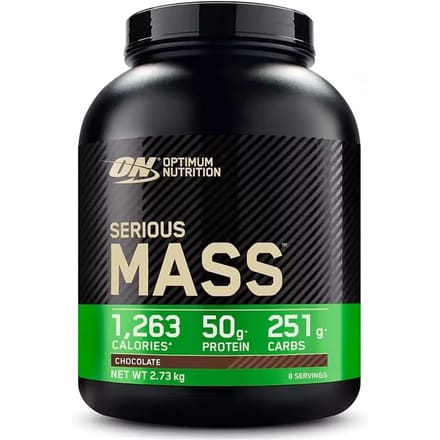 Optimum Nutrition serious mass chocolade 2,73 kg (8 porties)