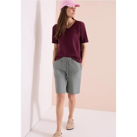 Mid Waist straight legs short in casual pasvorm