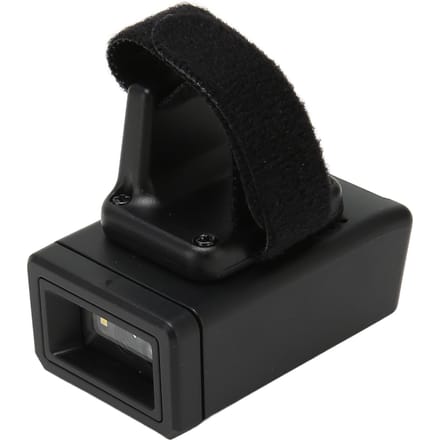 Ring Barcodescanner 1D 2D QR Draadloos Draaibaar Direct Upload Opslag Draagbare Barcodelezer voor black