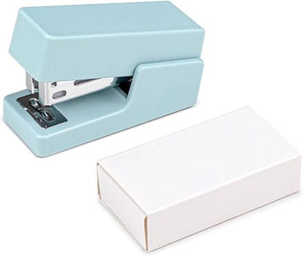 Handige Nietmachine - Kantoorgereedschap Set - Papier Werk - Arbeidsbesparend Ontwerp - Compact Formaat - Blauw