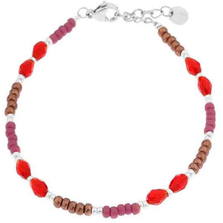 Label Kiki Armband queens rose silver
