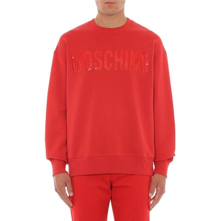 Moschino Sweatshirt Red Taglia: 46 | Maglioni a maglia Outlet | Uomo | Rosso
