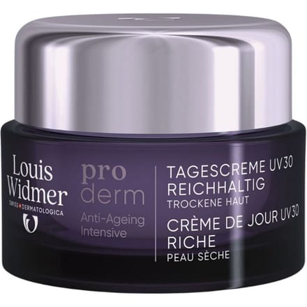 Louis Widmer Proderm Dagcrème UV 30 Rijke Textuur Licht Geparfumeerd Crème