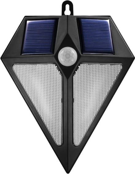 LED Solar Wandlamp met Schemer- en Bewegingssensor - Waterdicht IP65 Buitenverlichting