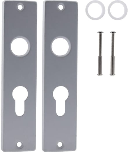 Langschild euro 55mm aluminium