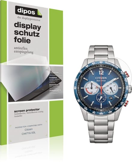 dipos – 6x Matte Beschermfolie geschikt voor Citizen CA4716-50L | Krasbestendige & antireflecterende Screenprotector Ultra-Thin