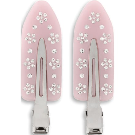 Sui Ava No Crease Flower Crystal Clips Pastel Purple 2 st
