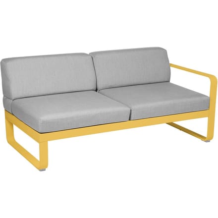 Fermob BELLEVIE 2 zits module rechts - C6 Honing structuur - 79 Flanelgrijs