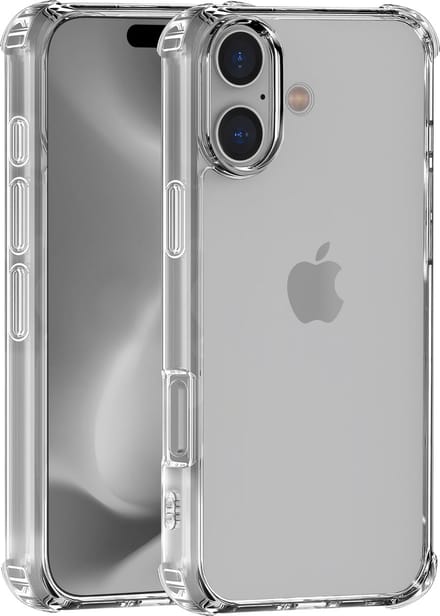 Hoesje voor iphone 16 Plus backcover Shockproof siliconen Transparant