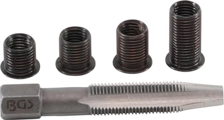 BGS - Bougie Schroefdraad Reparatie set - M8 x 1.0 | 5 stuks - BGS167