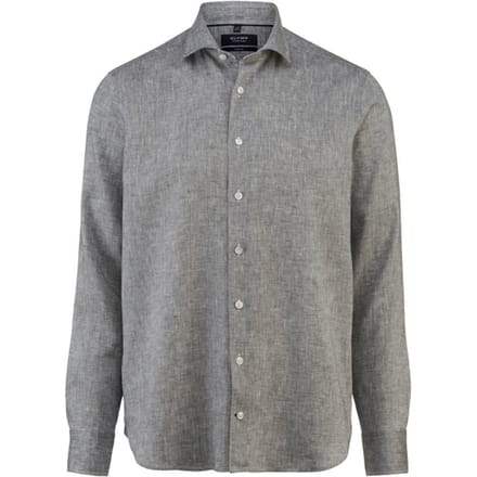 OLYMP Signature Casual Overhemd, Tailored Fit, Kent, Lindegroen