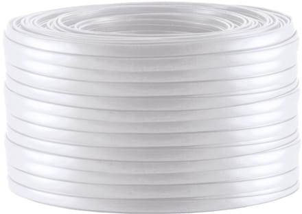 Telefoonkabel 4-aderig op rol | CCA (AWG30) | plat | wit | 10 meter