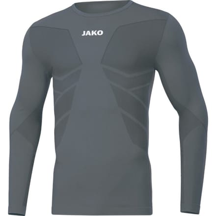 Jako Comfort 2.0 Longsleeve Heren - Steengrijs | Maat: S