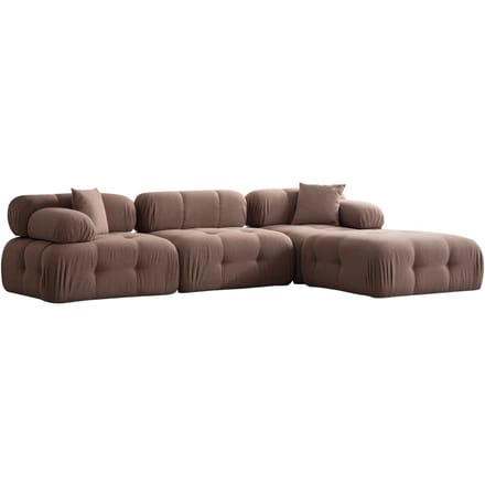 Modulaire zitbank Bubble Deluxe bouclé | Atelier Del Sofa
