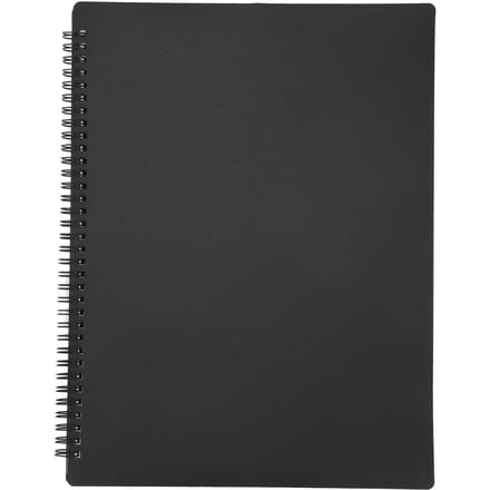 Muziekpartituurmap A4 2 pagina's 20 blad capaciteit plastic voor archief thuis school kantoor FB-02 black