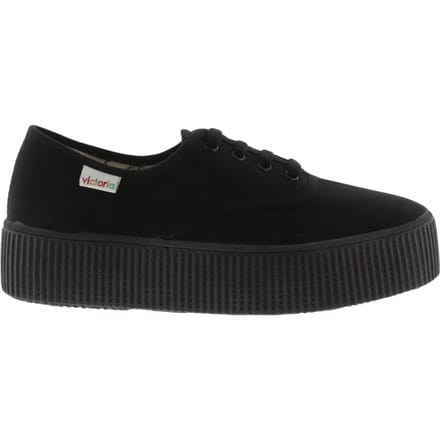 Trainers Victoria anglaise double toile monochrome
